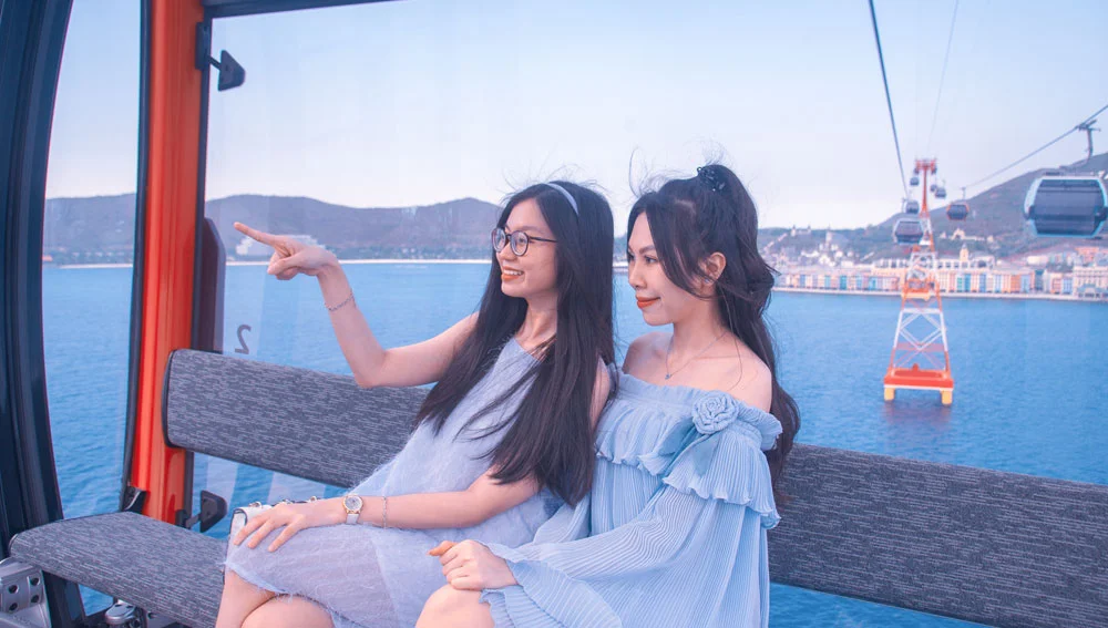 cáp treo vượt biển Nha Trang