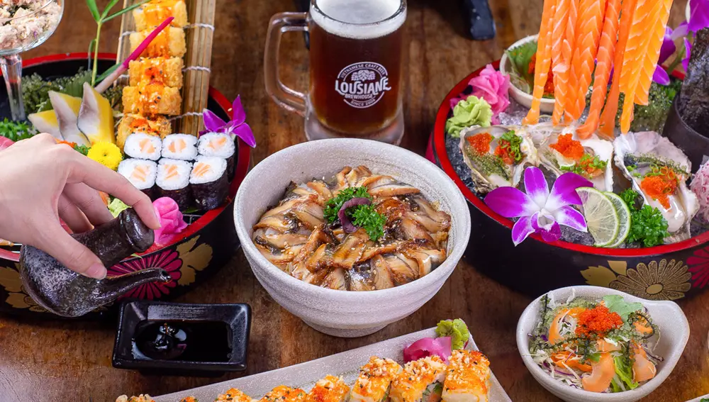 khám phá thực đơn sushi Nha Trang chuẩn Nhật tại Lousiane Brewhouse
