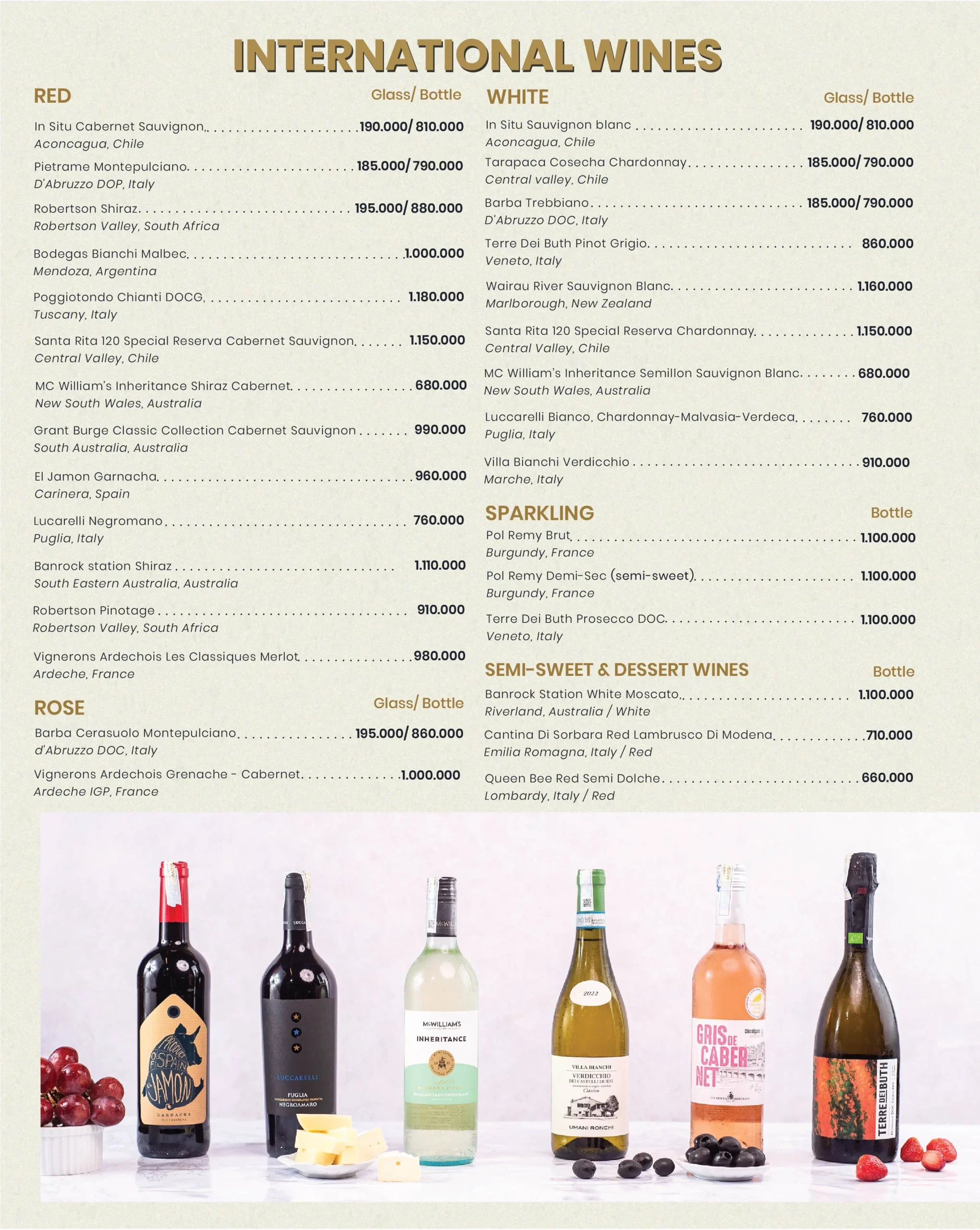 Lousiane Brewhouse menu