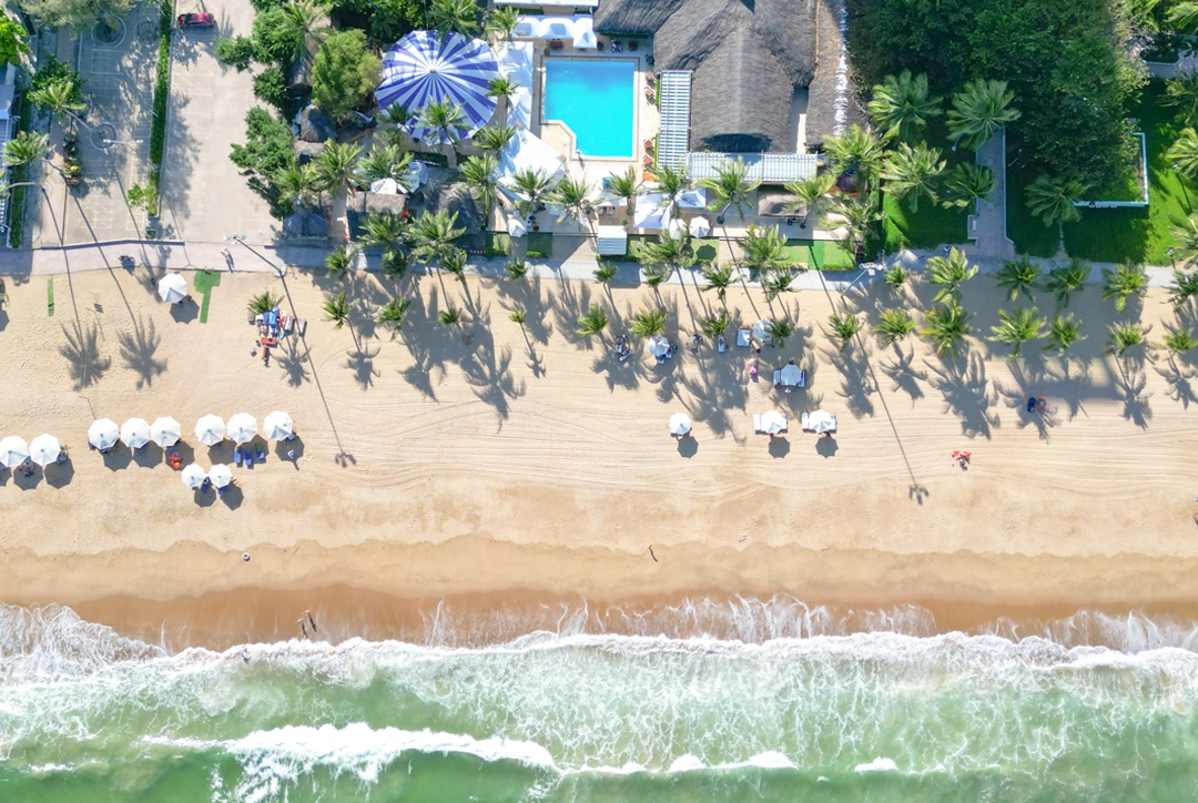 Nha Trang beach from above