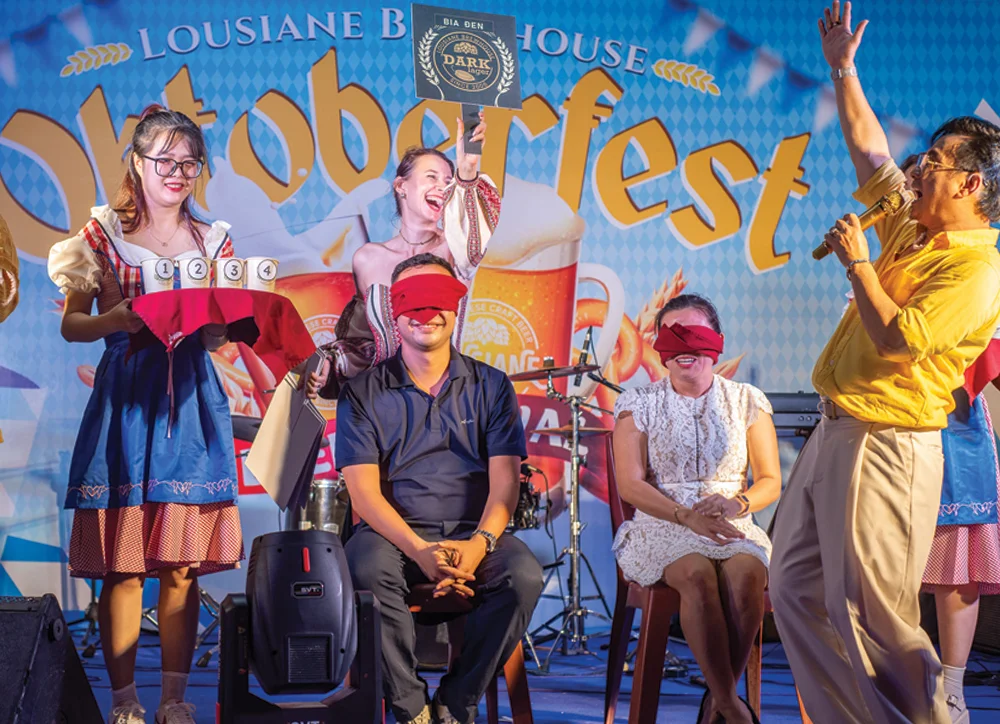 Các trò chơi vui tại Lễ hội bia Oktoberfest Nha Trang