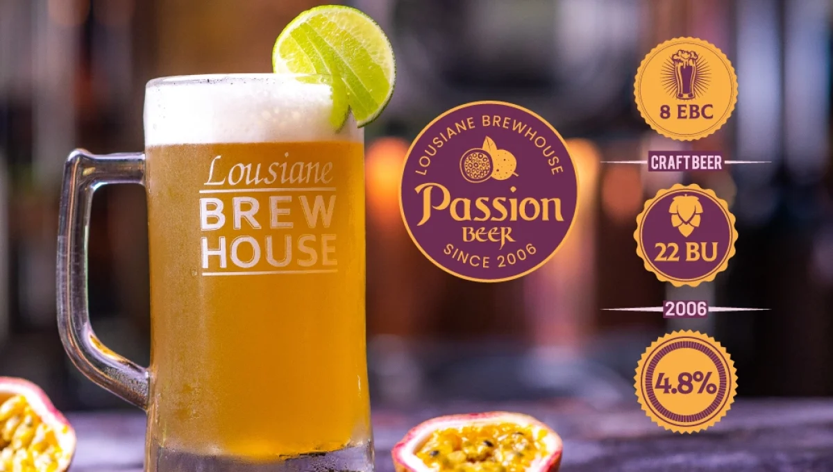 Bia chanh dây - passion beer, bia thủ công hương vị đặc biệt tại Nha Trang