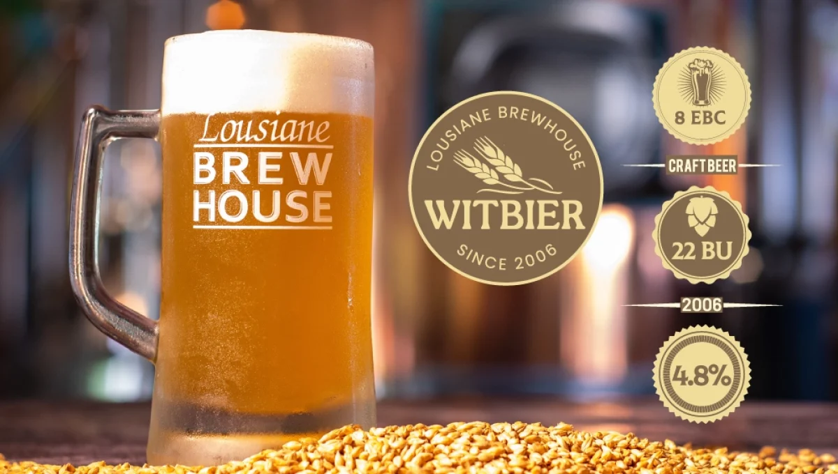 Bia trắng - Witbier bia thủ công của Lousiane Brewhouse